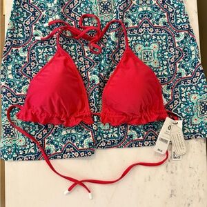 Sanctuary Red Bikini Top